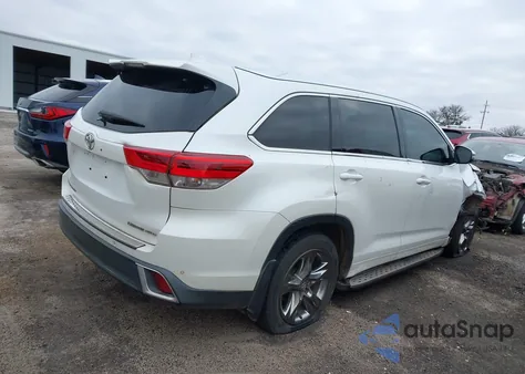 2017 Toyota Highlander Limited Platinum from USA, damaged, VIN 5TDDZRFH6HS465772